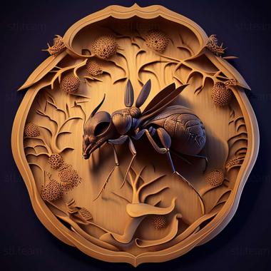 3D модель Pheidole oculata (STL)